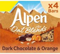 Weetabix Alpen Oat Blends Dark Chocolate & Orange - 4 Cereal Bars (Pack of 10, Total 40)