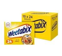 Weetabix, Breakfast, Packed with Fibre, High in Vitamin D, Source of Iron, (Pack of 10)24 Biscuits (430g)