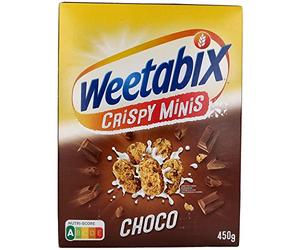 Weetabix Crispy Minis Choco - Breakfast Cereals - wholemeal Cereals - high Fibre, 1x450g