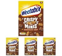 Weetabix Crispy Minis Chocolate Chip Breakfast Cereal 500g (Pack of 4)