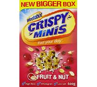 Weetabix Crispy Minis Fruit and Nut Breakfast Cereal 600 g (Pack of 5)