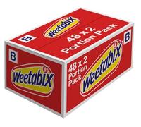Weetabix Original Pack of 48 x 2 Biscuits (36g) - 100 Percent Wholegrain & High Fibre - Source of Iron & Vitamin B1 - UK’s No.1 Breakfast Cereal