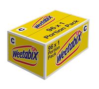 Weetabix Original Pack of 96 x 1 Biscuit (18g) ? 100 percent Wholegrain & High Fibre ? Source of Iron & Vitamin B1 ? UK?s No.1 Breakfast Cereal