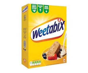 Weetabix Original Whole Grain - Breakfast Cereals - Whole Grain Cereal - High Fiber, Low Sugar, Low Fat - 14x430g