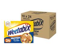 Weetabix Wholegrain Protein 24 Bicuits (Pack of 10, 240 biscuits)