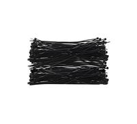 Weetack 100 Pcs 150 x 1.8mm Electrical Cable Tie Wrap Nylon Fastening Black
