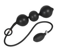 WEETVRI BDSM Inflatable Anal Plug Anal Dildo with Removable Pump, Adjustable 3 Balls Anal Beads Silicone Butt Plug Cozy Vagina Anus Dilator Stimulation Sex Toy for Women Men