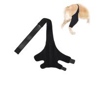 WEEVDRIE Dog Hip Knee Leg Brace,Adjustable Dog Leg Braces for Back Leg,Dog Knee Brace for Dog A race Hind Leg or Rear Leg,Alleviates Pain Reduces Inflammation (Black-S)