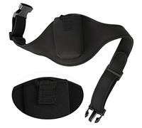 Weewooday 1 Pack Mic Belt for Fitness Instructor Microphone Belt Holder Waistband Bag Case for Theatre, Speaker (Black)