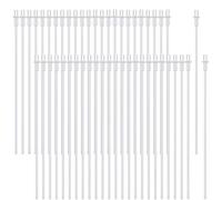 Weewooday 50 Pcs Artificial Insemination Dog Breeding Rods Disposable Animals Breeder Rod Tube Flexible Breeding Catheter Tube Canine Breeder Supplies for Dog Cat Goat Sheep(10.8 Inches,White)