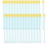 Weewooday 50 Pcs Disposable Artificial Insemination Rods Disposable Breeding Rod Tube Flexible Breeding Catheter Tube for Dog Goat Sheep(8 Inches,Blue)