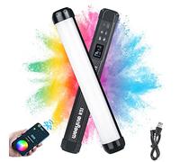 weeylite K21 RGB Handheld LED Video Light Wand Stick Photography Light 1200Lumen with Bluetooth(APP) Control Full Color Dimmable 2500-8500K, Built-in Magnet Rechargeable&Long-Endurance CRI≥95 TLCI≥97