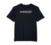 Weezer Classic Logo T-Shirt T-Shirt, Men's Big and Tall, Black, 3X Tall