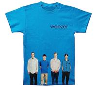 Weezer Men's Blue Album T-Shirt | Officially Licensed Merchandise, Blue, XL