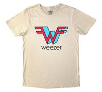 Weezer Men's Logo T-Shirt in Light Sand | Size: 2XL Weezer Light Sand 2XL