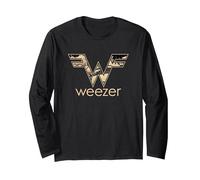 Weezer Pinkerton W Long Sleeve T-Shirt, Adult Unisex, Black, Medium