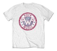 Weezer - T-Shirt # S White Unisex # Rock Music