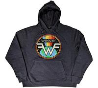 Weezer Unisex Official Symbol Band Logo Hooded Sweatshirt Navy Blue