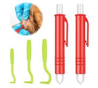 Wefaly Tick Tweezers for Dogs, Cats, Humans, Simple and Safe Tick Remover for Ticks of Any Size