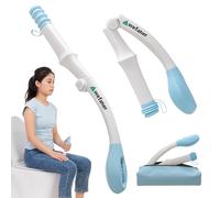 Wefaner Foldable Toilet Aid, 15.6“ Long Comfort Wipe Wand Bottom Buddy Toilet Self Tissue Aids for Toileting, Self Help Wipe Butt for Fat People Limited Mobility,Elderly, Pregnancy