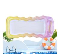 Wefdfsy Pool Floats Adult | PVC Blow Up Floating Bed,Floatie Tanning Bed - for Beach Swimming Traveling Backyard Lake Party Vacation Amusement Park Leisure Women Men Adults