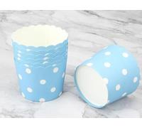 WEFEHF Pack of 200 Muffin Wrapper Mini Cupcake Wrapper Muffin Paper Cases Mini Cupcake Paper Cups Muffin Cases Paper Cake Baskets for Weddings Birthday Party 4 Patterns