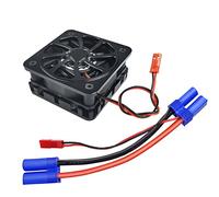 WEFEINO Aluminum RC Motor Heatsink Cooling Fan Upgrade Parts for 1/5 ARR-ma Kraton 8S RC Car Truck Buggy