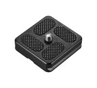 wefenad 40 * 38mm Size Aluminum Alloy Universal Quick Release Plate D-40T QR Plate with 1/4 Inch Screw for Arca Swiss Benro Monopod Tripod Camera Accessory