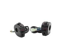 WeFfZYbNK Fit for 1pair 7/8" 22mm Left Right Side Control Switch High/Low Beam Light Turn Signal Horn Switches