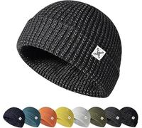 Weflexus Flex Beanie 2.0 - Unisex Reflective Knitted Hat, Stay Warm & Visible, Winter Night Walks (UK, Alpha, One Size, Grey)