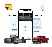 Wefoka 4K Dash Cam Suitable for Toyota Tacoma 2024-2025 SR SR5 TRD Sport Pre-Runner Off Road Limited & Tacoma Hybrid, OEM Look, UHD 2160P Video, WiFi & APP, Loop Recording, Plug&Play, 128GB (F10pro)