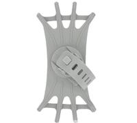 WEFOLCC 360 Rotatable Motorcycle Mobile Phone Holder Navigation Bracket Silicone Support Silicone Pull Type For All Phone Stand Navigation Bracket(Gray)