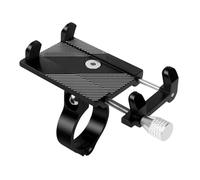 WEFOLCC 360° Rotation Aluminum Alloy Bicycle Motorcycle Phone Holder For 3.5-6.2 Inch Universal Mobile Phone IPhone Samsung Huawei Navigation Bracket(Black)