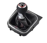 WEFOLCC 5 6 Speed Gear Shift Knob for VW for Golf 5 MK5 for Rabbit for Jetta for Golf 6 for Jetta MK6 2004-2014 Car Gear Shift Knob(Red,5 Speed Suit)