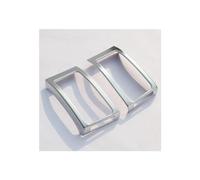 WEFOLCC Centre Console Mats ABS Chrome Dashboard Side Air Condition Vent Outlet Cover Frame Trim Accessories For L&and R&over For Freelander 2 2007-2016 Non-Slip Mats (Color : 2pcs)