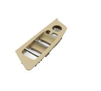 WEFOLCC for 5 Series G30 G31 F90 525i 530i 540i Door Window Lift Switch Button Panel Trim Cover Replace LHD Car Interior Front Rear (Beige Front Left)