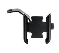 WEFOLCC For Benelli TRK502X TRK 502X 502 X 2023 2024 CNC Motorcycle Accessories Mirror Handlebar Mobile Phone Holder GPS Stand Bracket Navigation Bracket(Mirror Type Black)