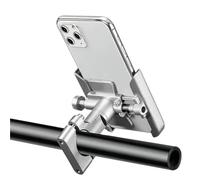 WEFOLCC For CRF1100L CRF 1100 L Africa Twin Adventure Sports 2020-2022 Motorcycle Accessories Mobile Phone Holder GPS Navigation Motorcycle Navigation Bracket(Handlebar Silver)