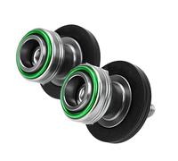 WEFOLCC For Husqvarna For Svartpilen 701 For Supermoto SM 701 For Enduro TE 701 M10 Swingarm Spools Slider Stand Tire Valve Cap Motorcycle Engine Guards(A Green)