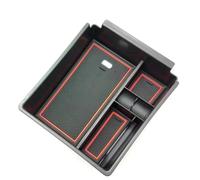WEFOLCC For Hyundai For Tucson NX4 For Limited 2022 Car Central Armrest Storage Box Center Console Organizer Tray (With Red Mat)