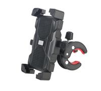 WEFOLCC For IPhone Samsung Huawei Adjustable Support 360° Rotating Bicycle Motorcycle Phone Holder GPS Navigation Support Automatic Lock Navigation Bracket(Gray)