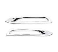 WEFOLCC For Nissan For Qashqai J11 For Dualis 2019 2020 Car Rear Fog Light Eyebrow Cover Frame Trim ABS Chrome