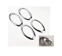 WEFOLCC for Nissan for Versa for Latio for Sunny 2010-2017 Car-Styling Accessories Chrome Inside Door Handle Cover Interior Trim (Stainless Steel)
