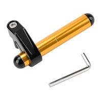 WEFOLCC For PCX125 PCX150 PCX160 ADV150 ADV160 ADV350 Motorcycle Phone Holder GPS Navigation Crossbar Bracket Driving Recorder Rod Motorcycle Navigation Bracket(Gold)