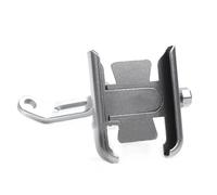 WEFOLCC For R1200GS R1250GSA F750GS F800GS F850GS G310GS F900R/XR R1200 F750 F800 G310 GS Motorcycle Mobile Phone Holder GPS Stand Motorcycle Navigation Bracket(Mirror type Silver)