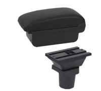 WEFOLCC For Toyota For Yaris For Vitz 5dr Hatchback 1998-2011 Armrest Box Car Armrest Central Storage Box (A black line No USB)