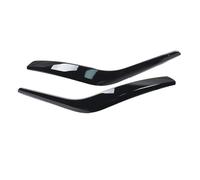 WEFOLCC for X1 E84 2010 2011 2012 2013 2014 2015 2016 LHD RHD Carbon Fiber Interior Door Handle Cover Trim Set Replacement (Pianoblack 2pcs Set)