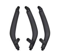 WEFOLCC for X5 X6 F15 F16 2014 2015 2016 2017 2018 Left Right 3Pcs/Set Car Inner Doors Handle Pull Trim Cover (Black-LHD)