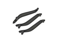 WEFOLCC for X5 X6 F15 F16 2014-2018 3Pcs LHD Car Interior Door Inside Pull Handle Sets Replacement 51417292243 51417292244 (Black)