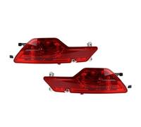 WEFOLCC For X6 E71 E72 2008 2009 2010 2011 2012 Rear Bumper Fog Light Reflector Brake Lamp 63147187219 63147187220 (Left and right)